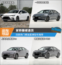 家轿圈硬通货 四款热门燃油紧凑型车推荐